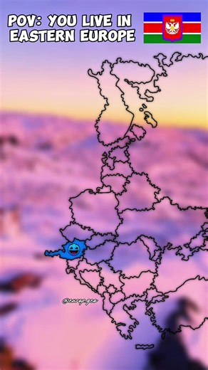 POV: You live in Eastern Europe || This is a custom flag #geography #europe #country #fyp #east