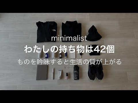 [Minimalist] 42 items