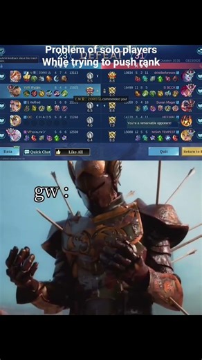 problem of solo players #mobilelegends #mlbbidcreator #goviral #mlbbshorts