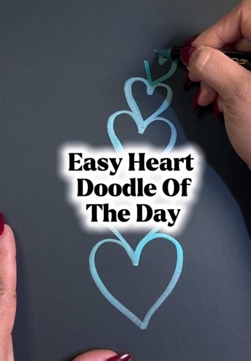 Easy Heart Doodle Tutorial — Simple Daily Doodle