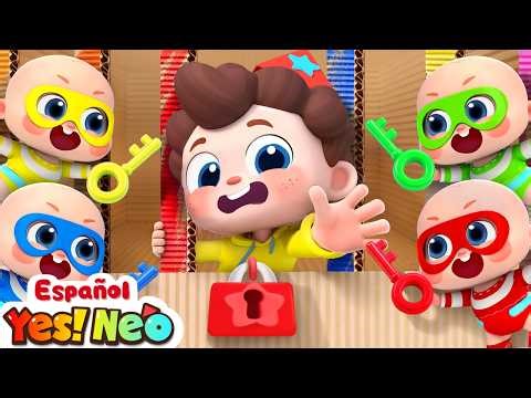 Escape de la Casa de Cartón | Yes! Neo | Canciones Infantiles | BabyBus en Español