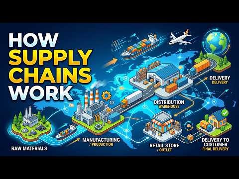 How Supply Chains Work – The Journey Behind Almost Everything You Own.
