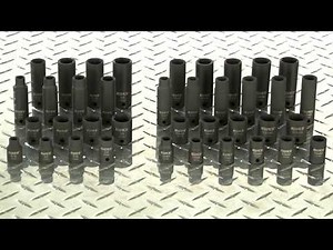 Klutch Impact Socket Set - 94-Pc., 3/8in.- & 1/2in.-Drive