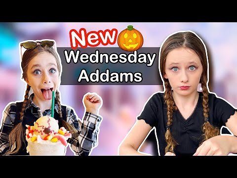 Transforming BOTH my daughters into WEDNESDAY ADDAMS !😮