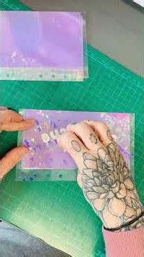 Applying Cash Envelope Decals! 💜 #cashstuffing #cashenvelopes