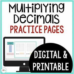Multiplying Decimals Worksheets with Google Slides™
