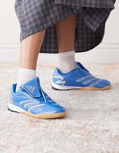 adidas Originals Predator Sala trainers in blue and white | ASOS