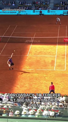 It even looks easy 😪 #federer #rogerfederer #mutuamadridopen #tennis #foryoupagе
