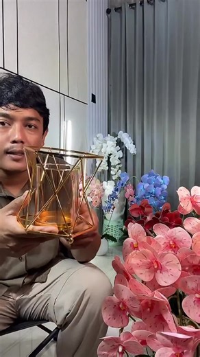 OPTIVIA vas bunga besar mewah tempat bunga dan hiasan meja hiasan ruang tamu hiasan meja tamu