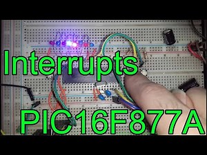 Interrupts 🔵 PIC16F877A PIC Microcontroller Assembly Tutorial #7 MPLAB X pic-as mpasm