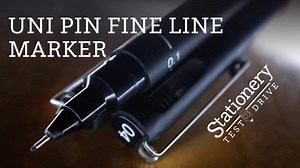 Uni Pin Fine Line Marker Test - Inky Memo