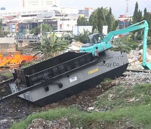 [Hot Item] Modular Design Excavator Floating Platform Pontoon for River/Lake/Sea Operations