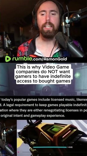 This is why Video Game companies do NOT want gamers to have indefinite access to bought games