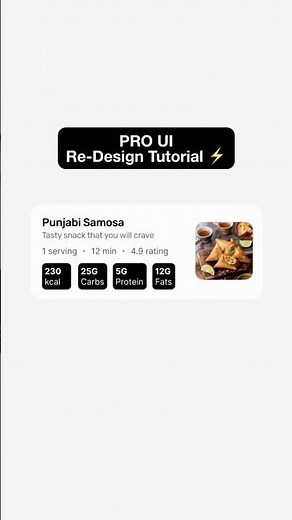 PRO UI Re-Design Tutorial ⚡️ #ui #uidesign
