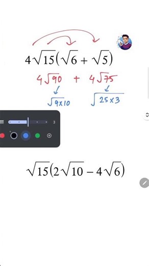 Easiest way to simplify RADICAL NUMBERS under 30 seconds #mathematics #mathshorts #mathstricks