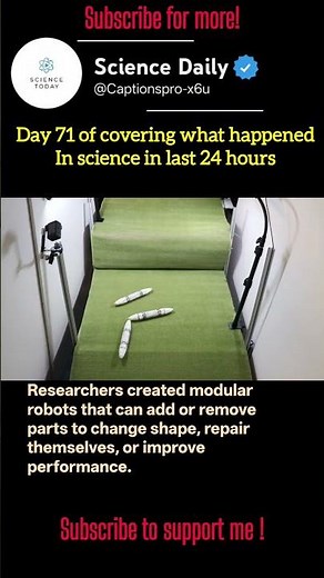 Self-Growing Modular Robots #shorts #science