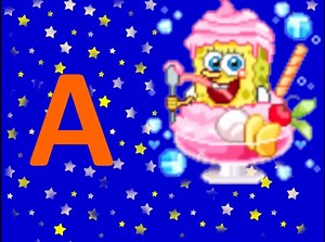 ABC Spongebob Song for Baby - English Alphabet for kids - abcd nursery rhymes for children