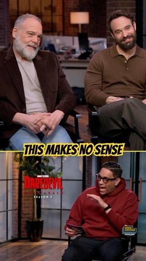 This makes NO sense… yet. 😅 #interview #daredevil #charliecox