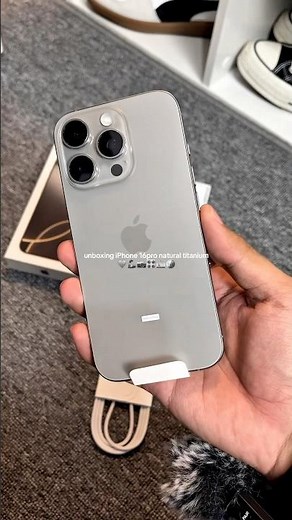 iPhone 16 Pro Natural Titanium 🩶 Unbox & Hands-On Review ✨
