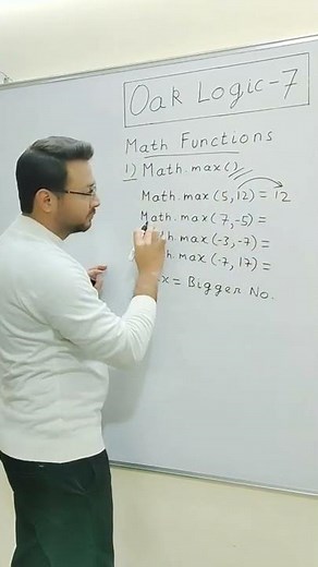 Oak Logic-7(Mathematical Function-1 Math.max();)