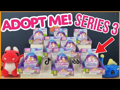 ADOPT ME TOYS EGG SERIES 3! DLC Codes inside Mystery Pets Roblox Mini Figures
