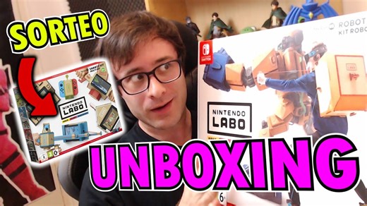 Increíble lo que hay dentro del kit robot de Nintendo Labo | Unboxing + sorteo