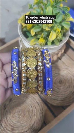 Semi Bridal thread bangles set | Whatsapp to +91 63028 42108 @Manu's thread wraps