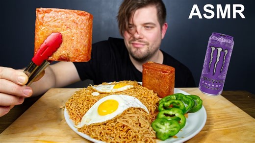 The Samyang ramen and Spam mukbang that ASMR fans cannot stop watching