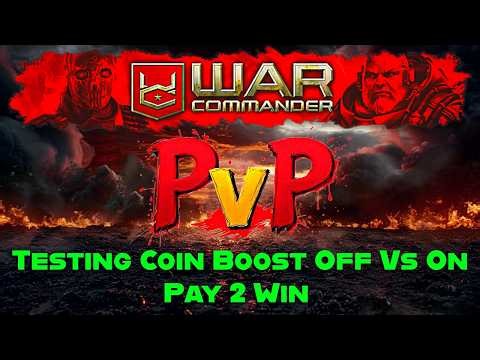 Coin Boost ON vs OFF in War Commander (Huge Difference!)
