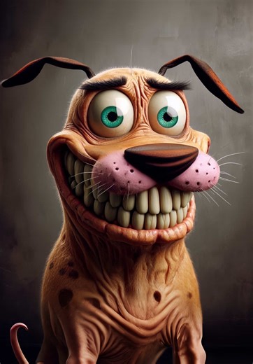 Courage the Cowardly Dog: Horror Transformation