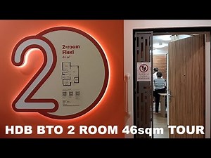 2026 HDB BTO 2-Room Flexi Showflat Tour – 46sqm MyNiceHome Gallery @ HDB Hub 🏠✨