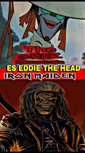 eddie regresa en the mountain gorillaz vs iron maiden