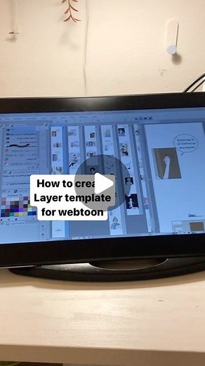 Clip Studio Paint | @penphan_s shares with us how to create a layer template for webtoons! Simplify your life and give it a try🙌 - - - #clipstudiopaint... | Instagram