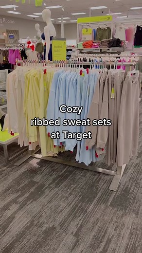 Cozy Ribbed Hoodie and Sweatpants Sets at Target