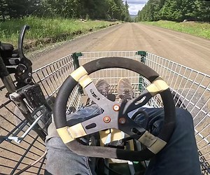 The World's Fastest Shopping Cart Has a 125 HP Engine