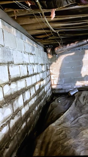 Dry Tech Waterproofing on Instagram: "Crawlspace makeover"