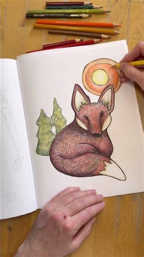 The Red Fox #art #drawing