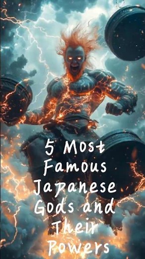 Top 5 Most Powerful Gods in Japanese Mythology | Shinto Legends and Deities