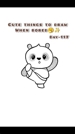 Cute Things To Draw When Bored Day-117 #easy #cute #art #drawing #tutorial #simple #sketch #doodle