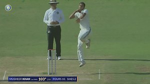 Musheer Masterclass 👌👌 Musheer Khan headlined India B's fight against India A with a superb century. He's unbeaten on 105 at the end of the day's play. Re-live some of his delightful strokes 🔽 Follow the match ▶️ https://www.bcci.tv/domestic/duleep-trophy-2024-25/match/1 | BCCI Domestic