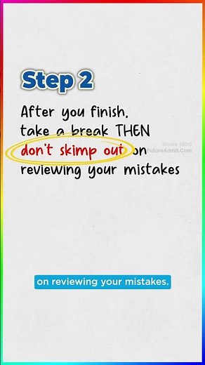 How to make every SAT practice test count...