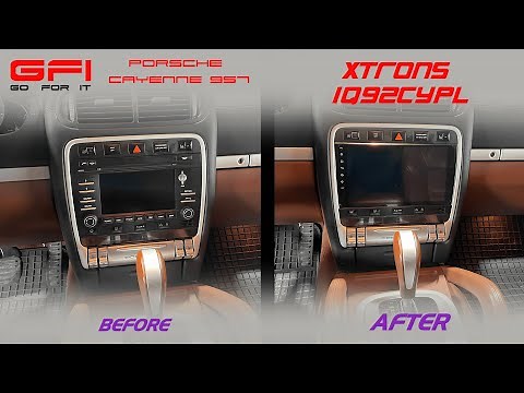 How to install XTRONS radio on Porsche Cayenne 957 - Quick and Easy