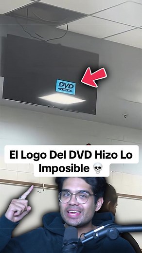 El Logo Del DVD Hizo Lo Imposible 💀 #curiosidades #fypシ | dvd logo hitting the corner