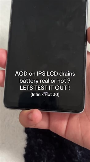 Testing AOD Impact on IPS LCD Battery Life