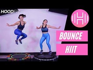 15 Minute Trampoline // Bounce HIIT// Hoodfit