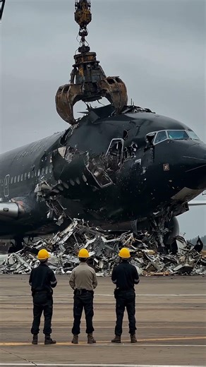 How Airplane Recycle in Factory😳 #factoryprocess #howitsmade #aivideo #aviation