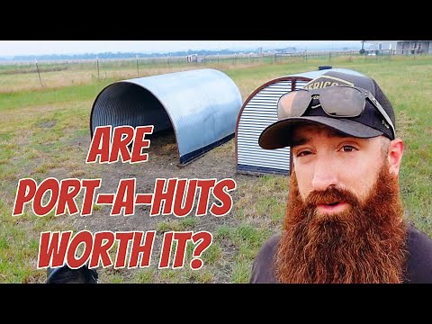 Small Livestock? GET THESE! Port-A-Hut review from non-rich people!