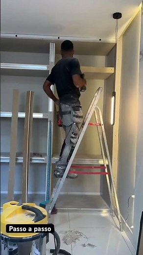 Passo a passo montagem closet em Drywall
