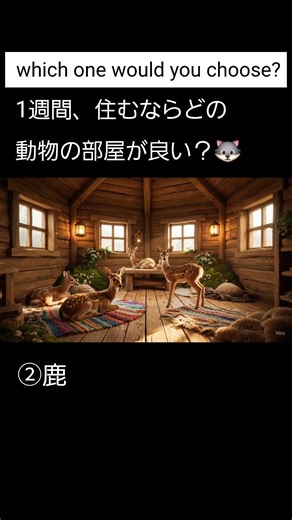 どのAnimalroomに住む？Which Animal Room Would You Live in for a Week? 🐦#Shorts #Part2 #癒し