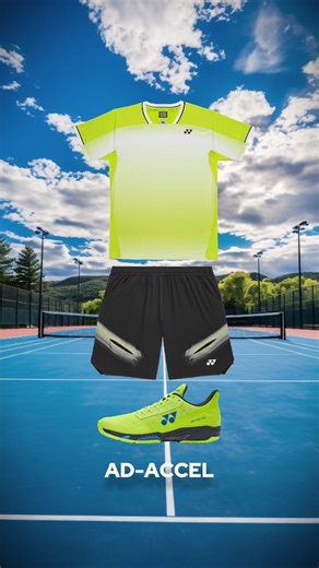 Serve up the energy ⚡🎾 The new color of Power Cushion Ad-Accel & Power Cushion Eclipsion 5, paired with the new season apparel in navy & lime, already lighting up courts at the Australian Open 2026! #YonexSunriseSingapore #YonexTennis #AustraliaOpen #AO26 | Yonex Sunrise Singapore